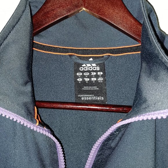 Adidas Climalite Jacket Purple/Black - Picture 3 of 3